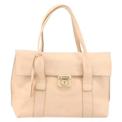 Salvatore Ferragamo Sookie Satchel Leather, Pink, Leather, Handbag