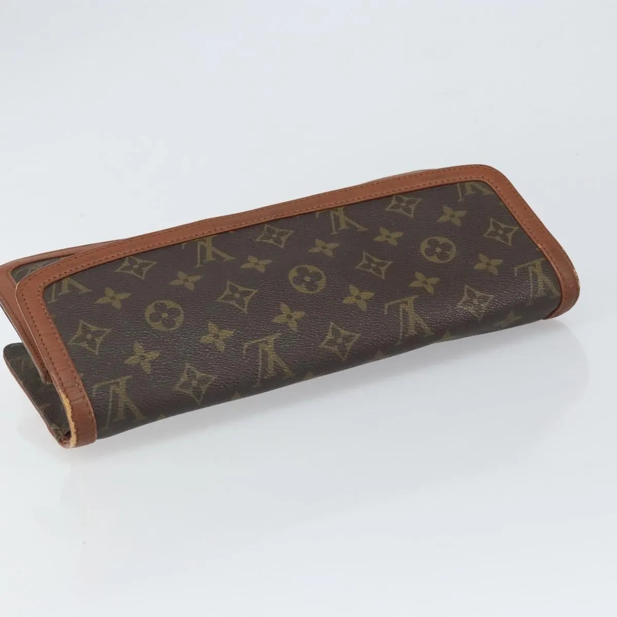 Louis Vuitton Dame Pochette Monogram Canvas, Brown, Canvas, Clutch