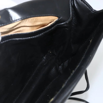 Givenchy Vintage 4G Leather, Black, Leather, Shoulder Bag