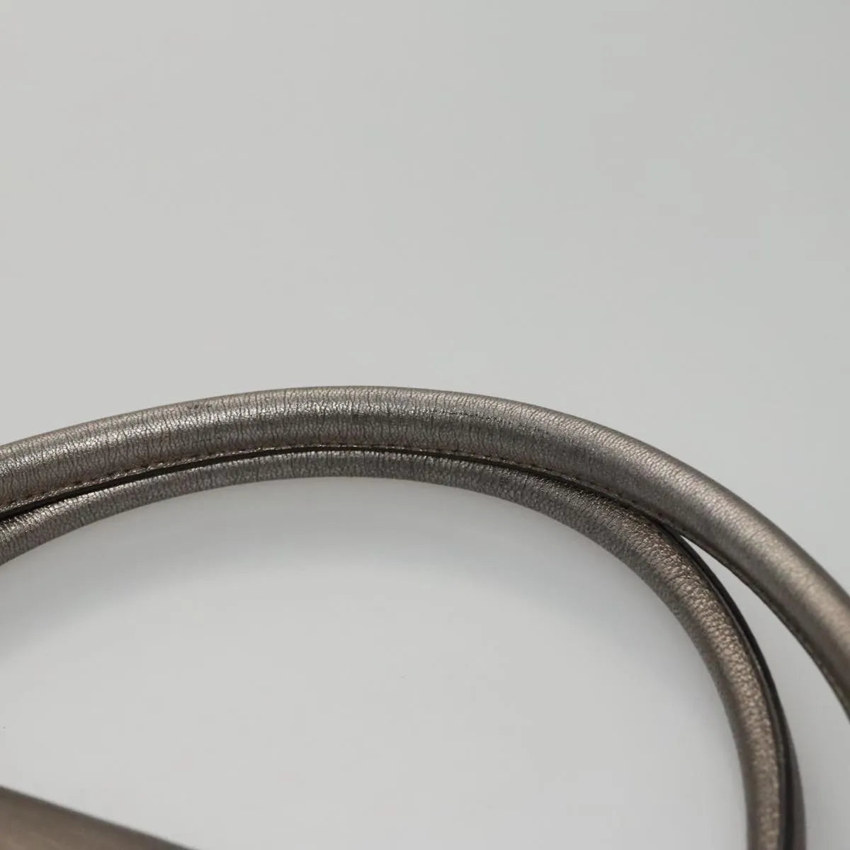 Salvatore Ferragamo Sofia Satchel Leather, Silver, Leather, Handbag