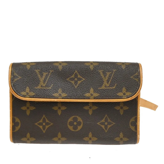 Louis Vuitton Florentine Waist Bag Monogram, Brown, Canvas, Clutch