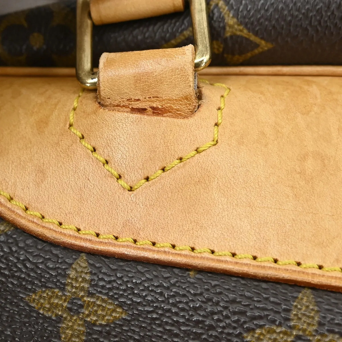 Louis Vuitton Deauville Monogram Canvas, Brown, Canvas, Handbag