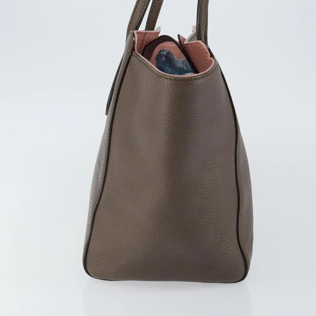 Gucci Swing Tote Leather, Gray, Leather, Tote Bag