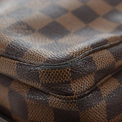 Louis Vuitton Naviglio Damier, Brown, Canvas, Shoulder Bag