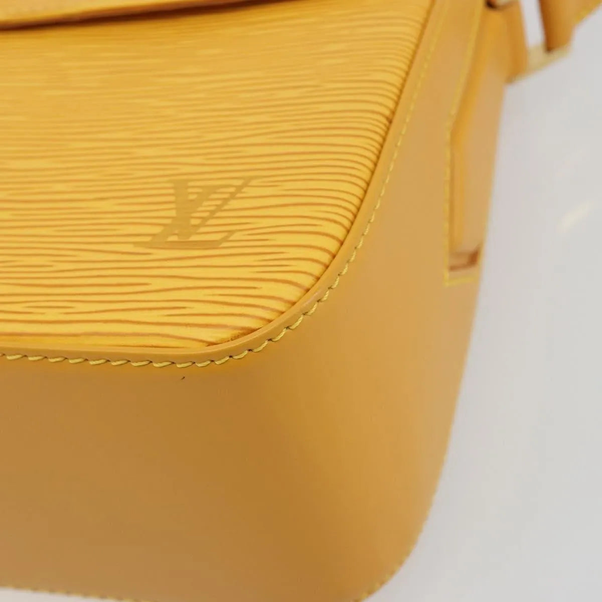 Louis Vuitton Buci Epi Leather, Yellow, Leather, Shoulder Bag