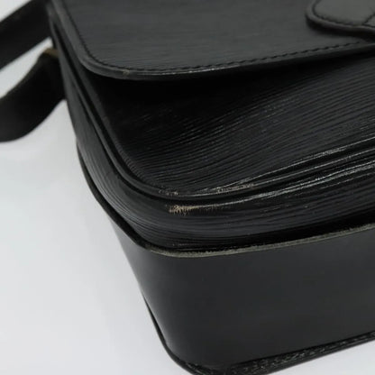 Louis Vuitton Cartouchiere Epi Leather, Black, Leather, Shoulder Bag