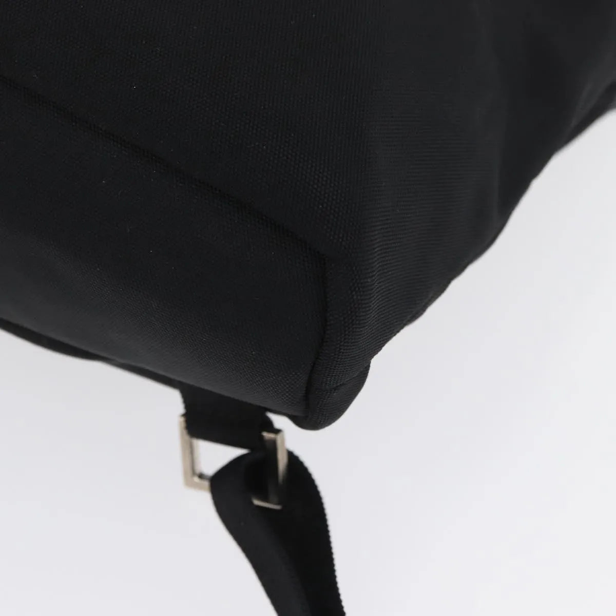 Gucci Vintage Flap Nylon, Black, Nylon, Backpack