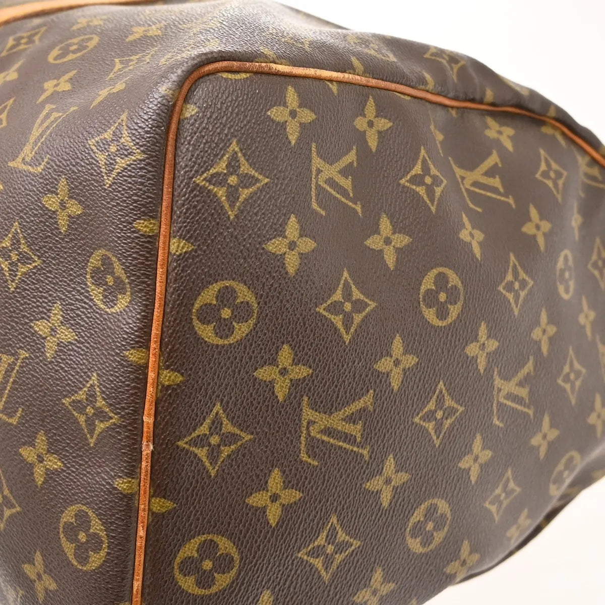 Louis Vuitton Keepall Canvas, Brown, Canvas, Travel Bag