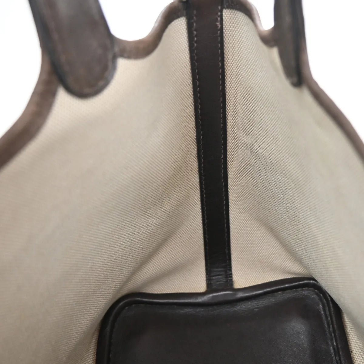Hermes Picotin Toile and Leather, Beige, Canvas, Toiletry Case