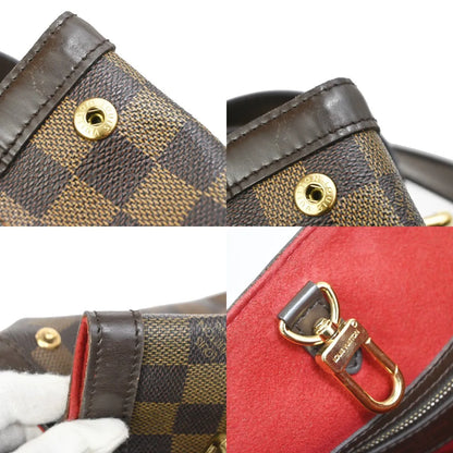 Louis Vuitton Hampstead Damier, Brown, Canvas, Tote Bag