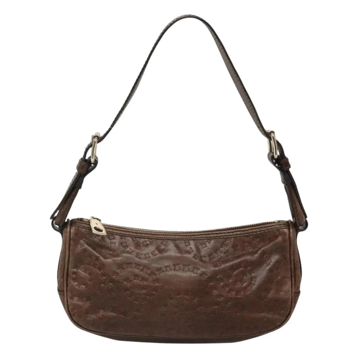 Celine Vintage Leather, Brown, Leather, Shoulder Bag