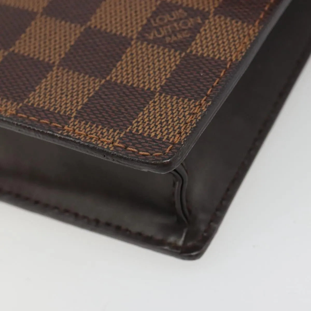 Louis Vuitton Portobello Messenger Damier, Brown, Canvas, Shoulder Bag