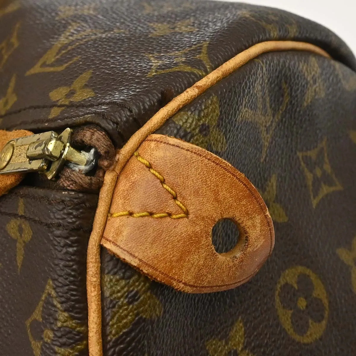 Louis Vuitton Speedy Monogram, Brown, Canvas, Handbag