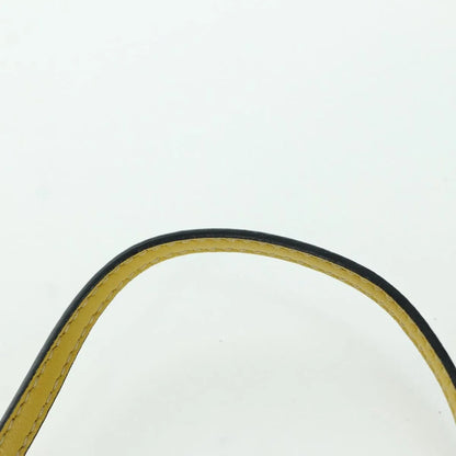 Fendi Monster Baguette Leather and Fur, Yellow, Leather, Handbag