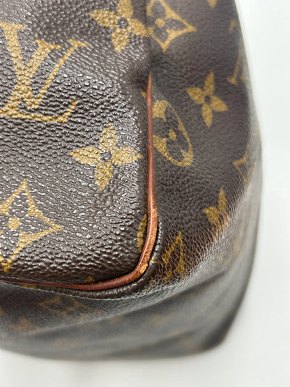 Louis Vuitton Speedy Monogram Canvas, Brown, Canvas, Handbag