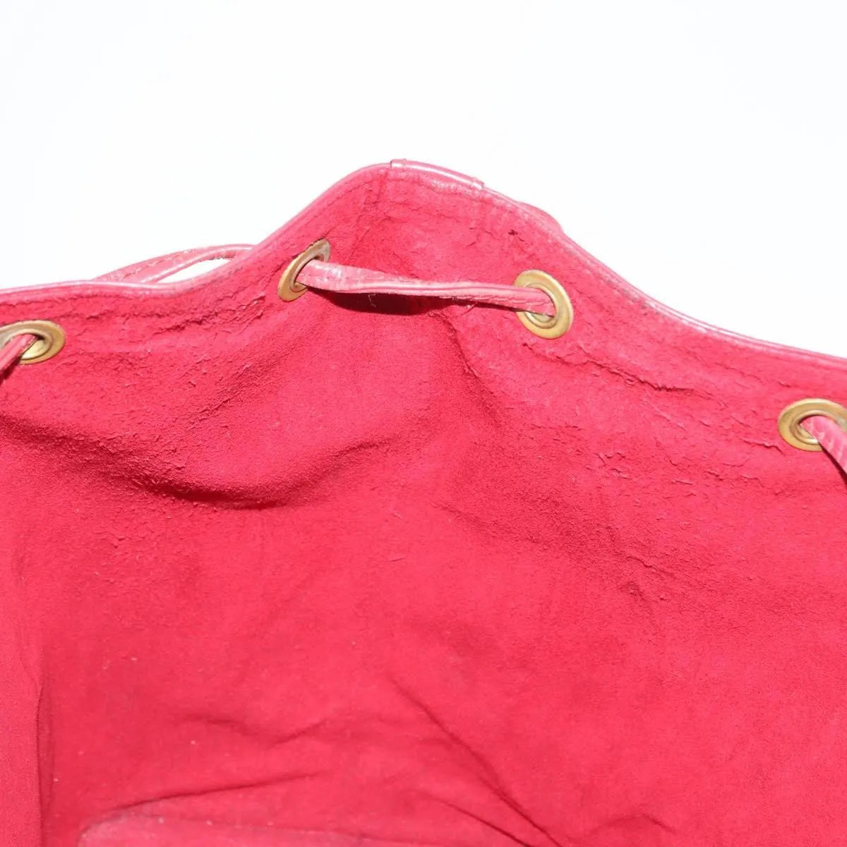 Louis Vuitton Petit Noe Epi Leather, Red, Leather, Shoulder Bag