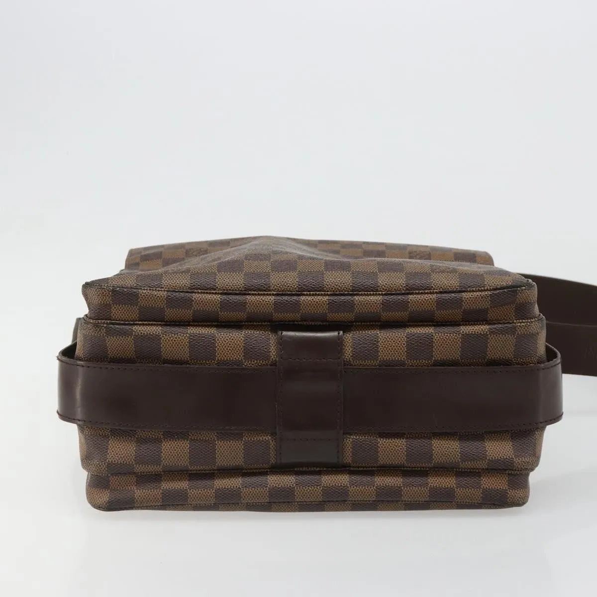 Louis Vuitton Naviglio Damier, Brown, Canvas, Shoulder Bag