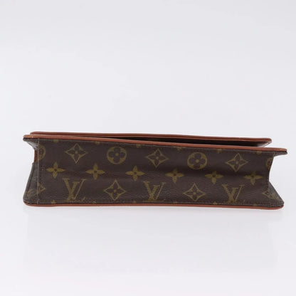 Louis Vuitton Dame Pochette Monogram Canvas, Brown, Canvas, Clutch