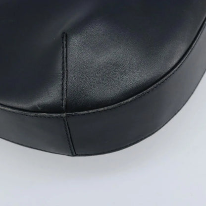 Salvatore Ferragamo Gancini Leather, Navy, Leather, Handbag