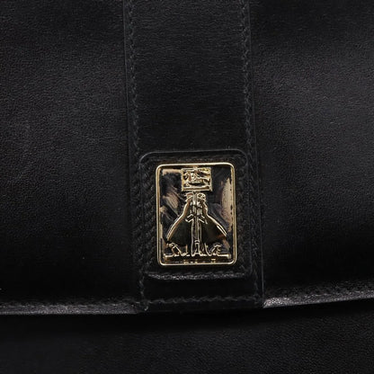 Burberry Nova Check Shoulder Bag Leather, Black, Leather, Shoulder Bag