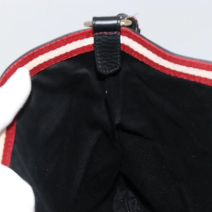 Bally Vintage Leather, Black, Leather, Shoulder Bag