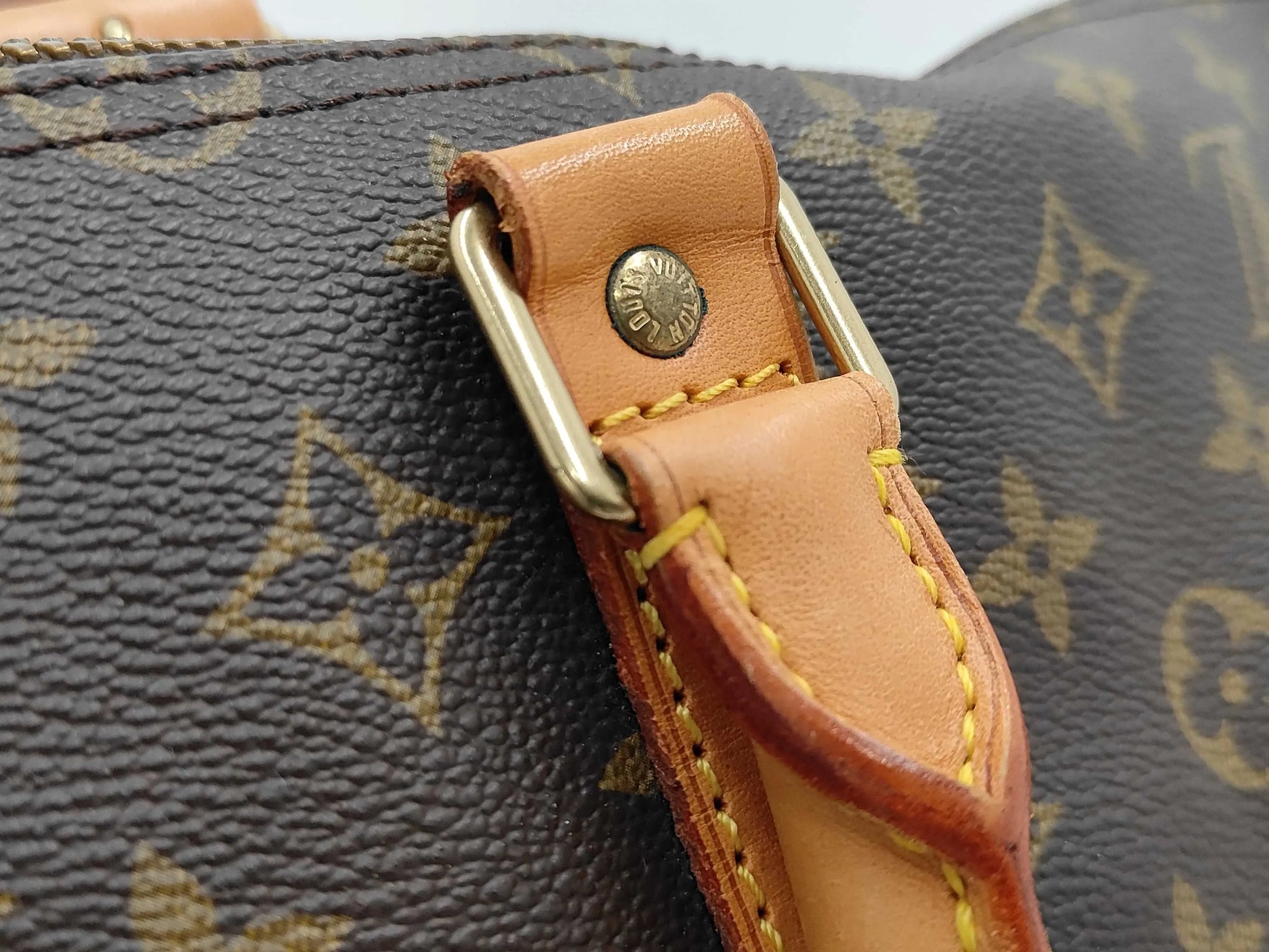 Louis Vuitton Keepall Monogram Canvas, Brown, Canvas, Travel Bag