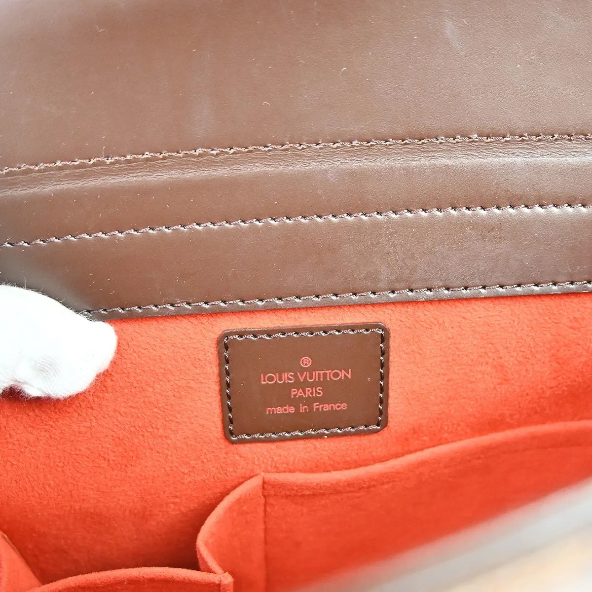 Louis Vuitton Sarria Damier, Brown, Canvas, Handbag