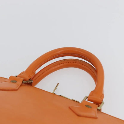Louis Vuitton Alma Epi, Orange, Leather, Handbag
