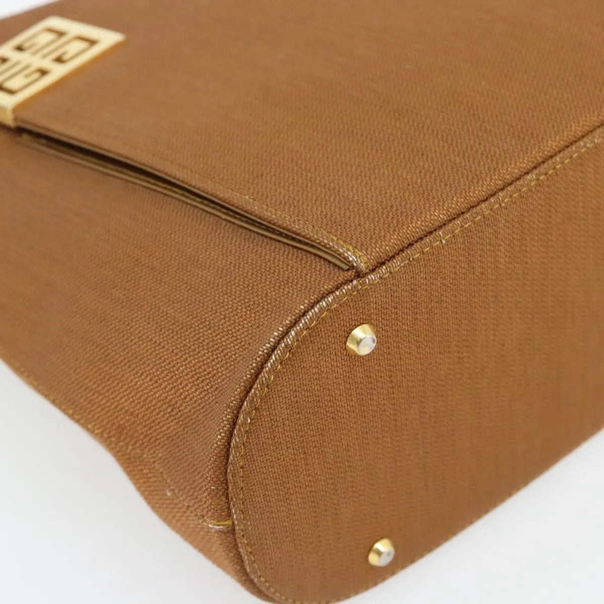 Givenchy Vintage 4G Canvas, Brown, Canvas, Shoulder Bag