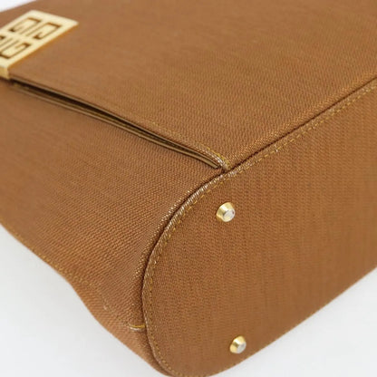 Givenchy Vintage 4G Canvas, Brown, Canvas, Shoulder Bag