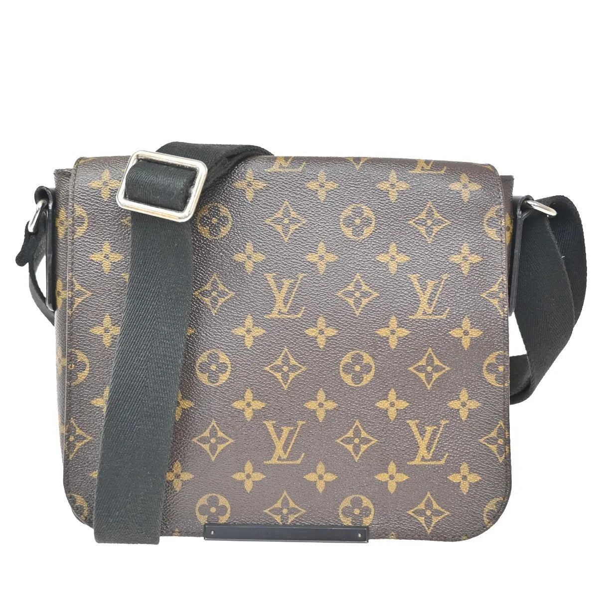 Louis Vuitton District Messenger Macassar Monogram Canvas, Brown, Canvas, Shoulder Bag