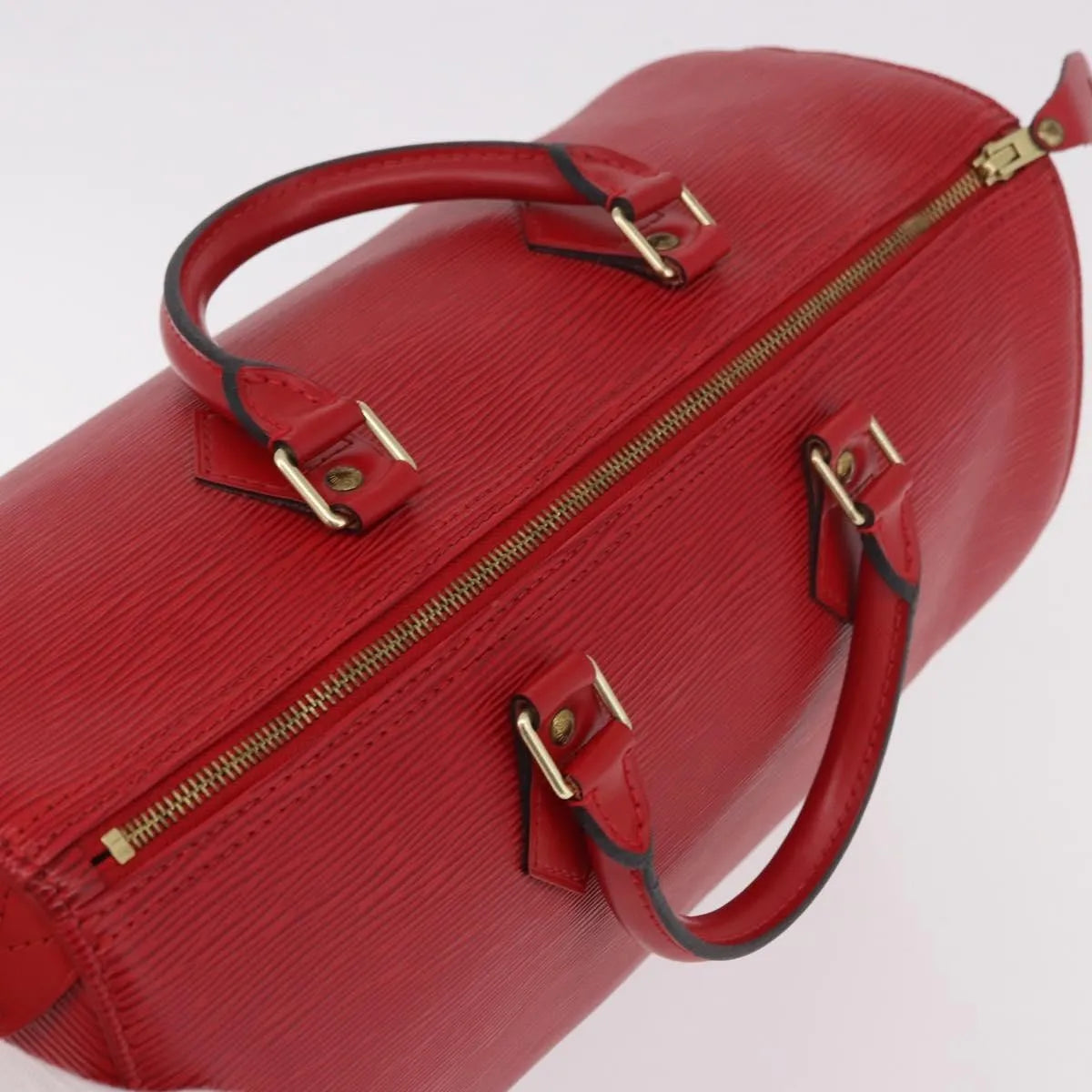 Louis Vuitton Speedy Epi Leather, Red, Leather, Handbag