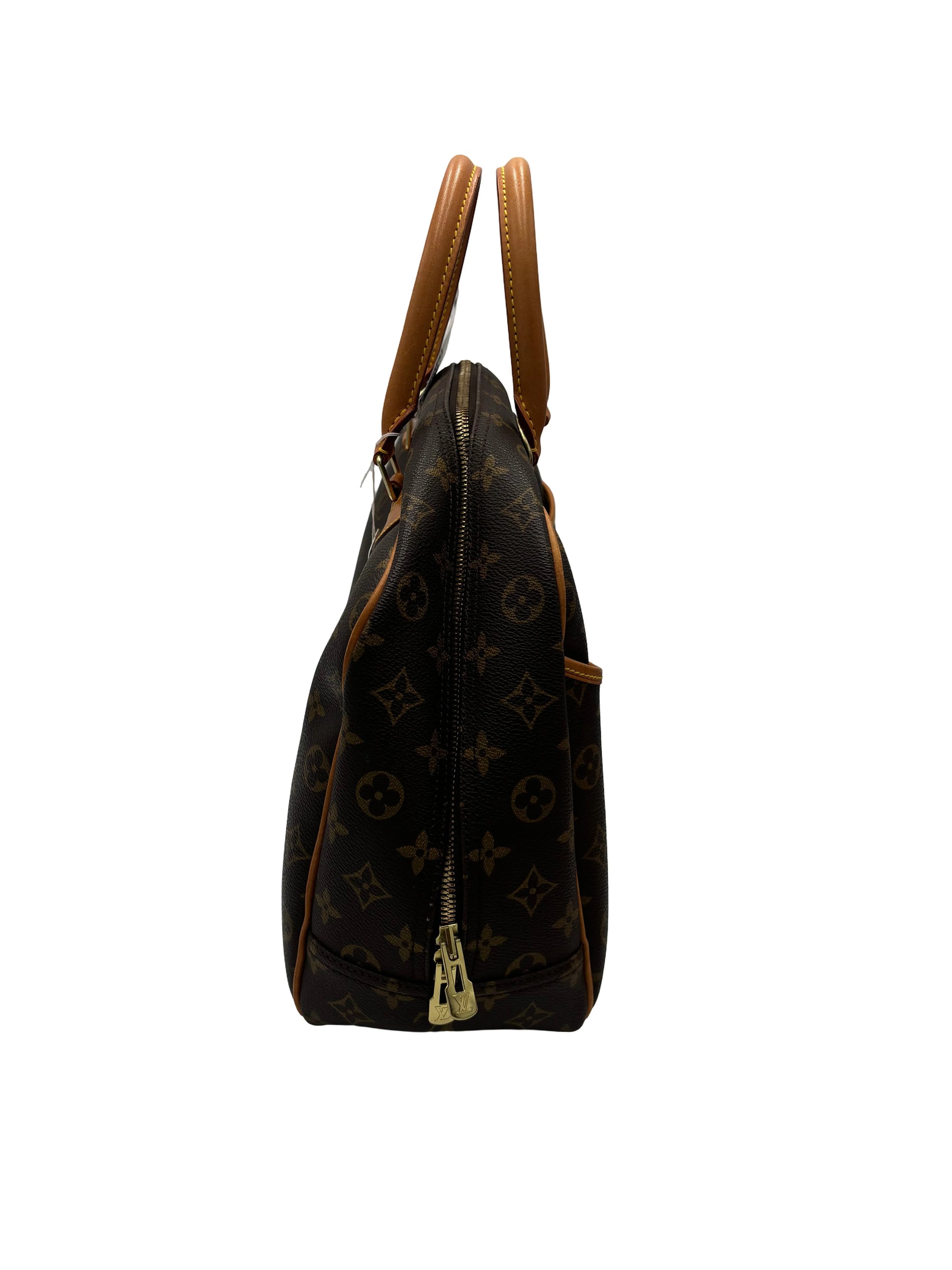 Louis Vuitton Deauville Monogram Canvas, Brown, Canvas, Handbag