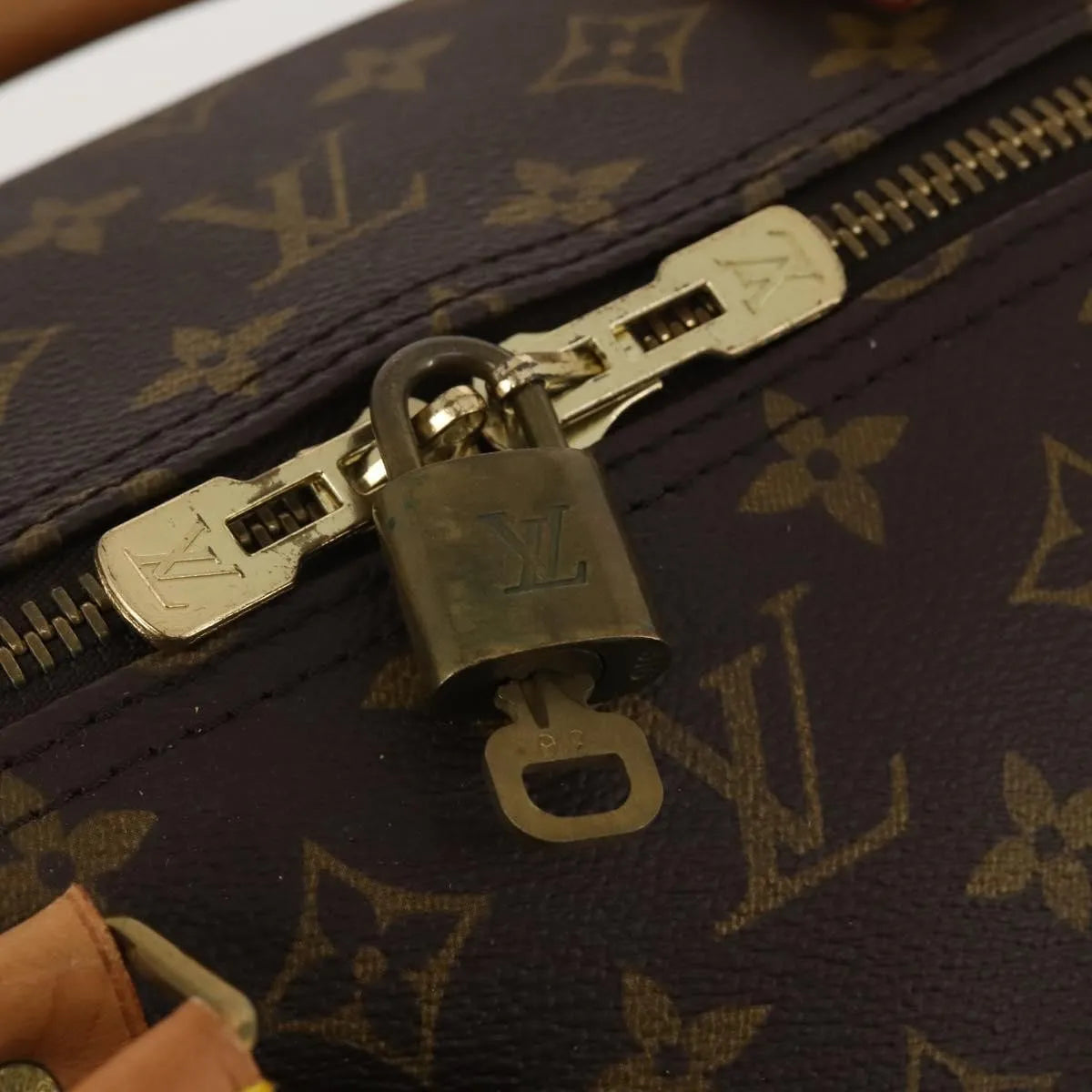 Louis Vuitton Keepall Monogram Canvas, Brown, Canvas, Travel Bag