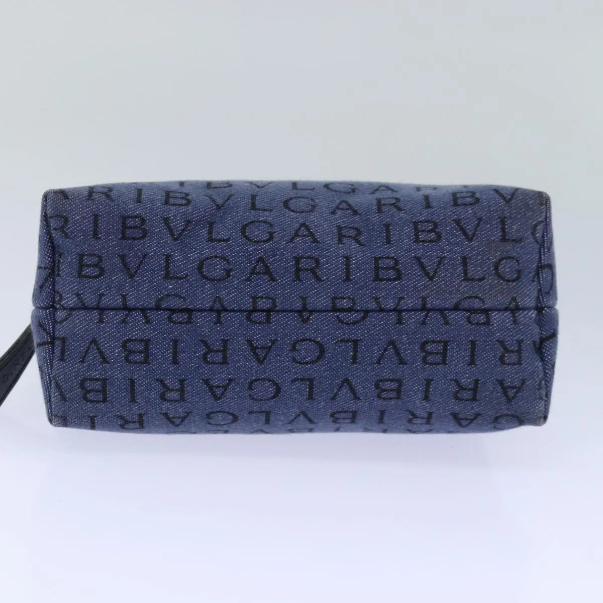 Bvlgari Pouch Canvas, Blue, Canvas, Clutch