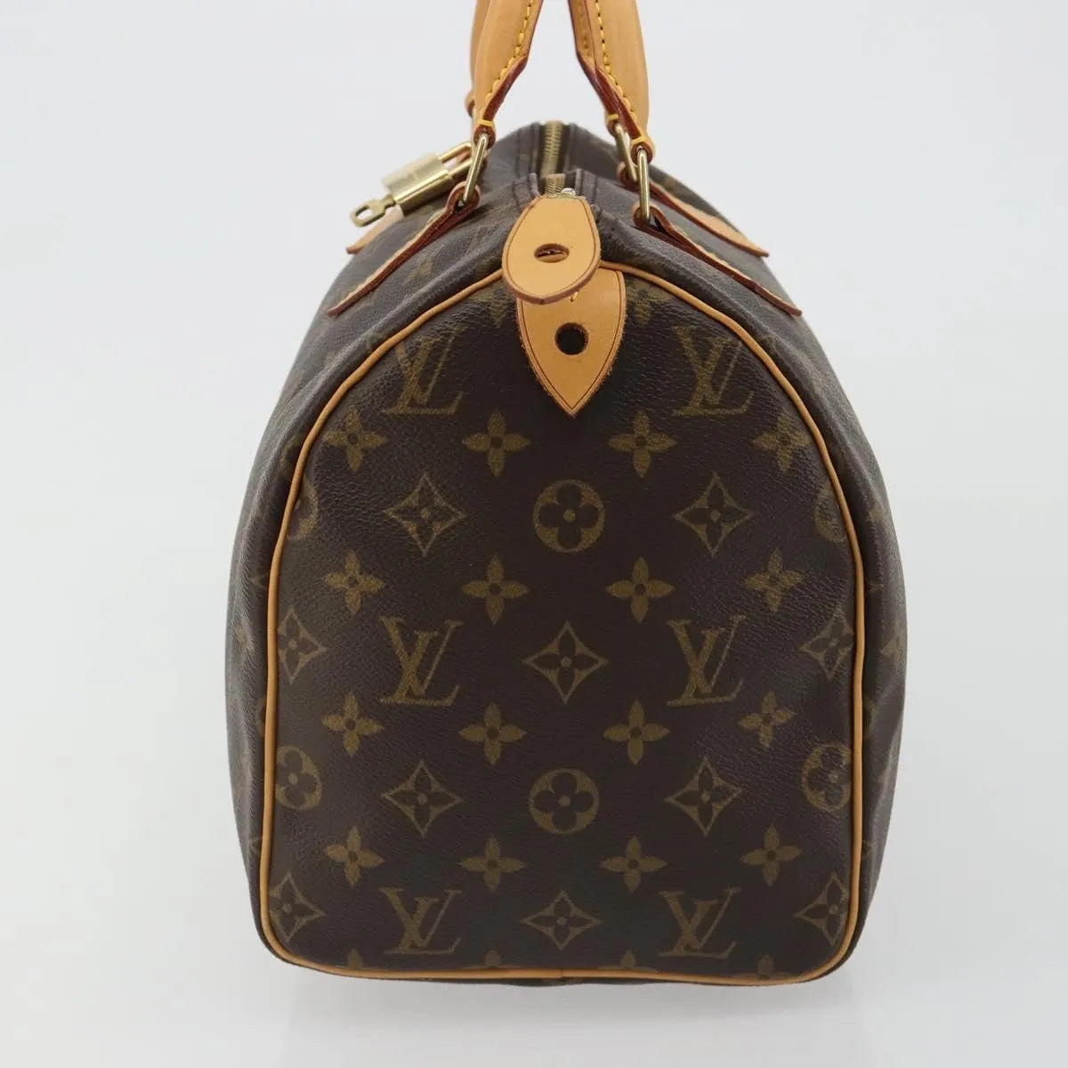 Louis Vuitton Speedy Monogram Canvas, Brown, Canvas, Handbag