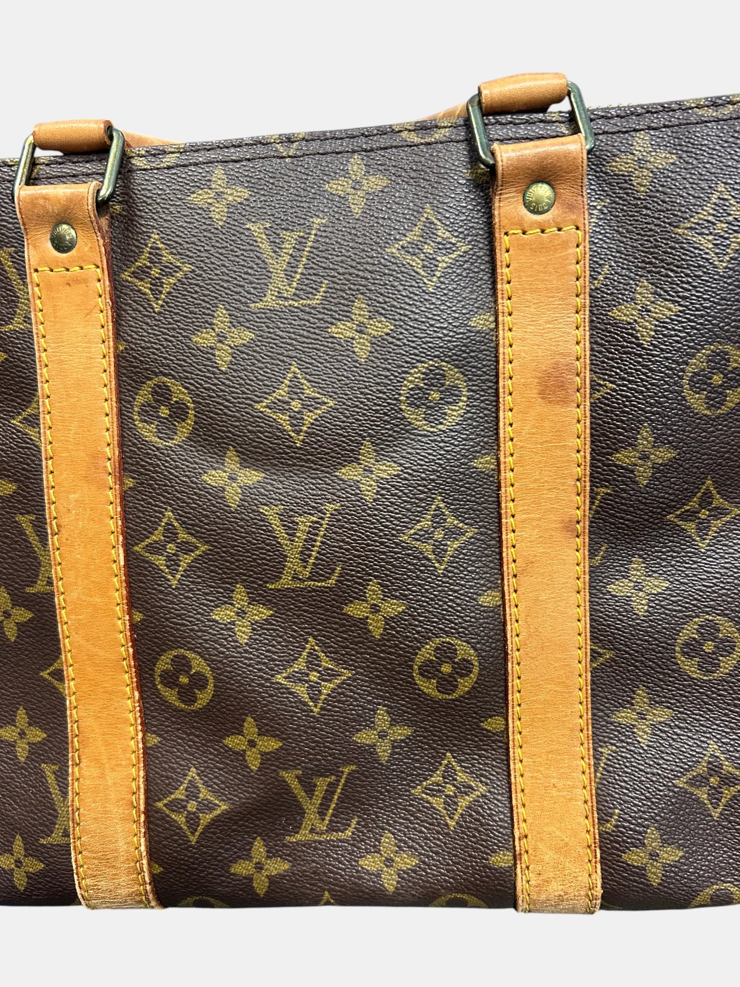 Louis Vuitton Keepall Monogram Canvas, Brown, Canvas, Travel Bag