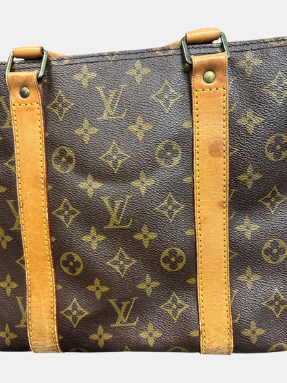 Louis Vuitton Keepall Monogram Canvas, Brown, Canvas, Travel Bag