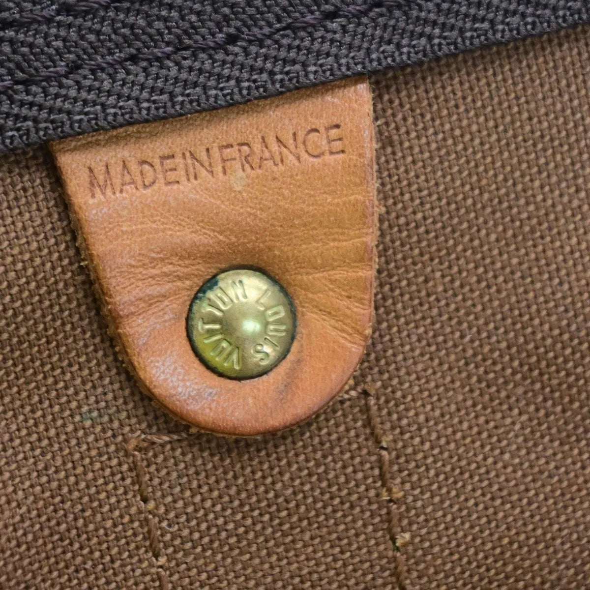 Louis Vuitton Keepall Bandouliere Monogram Canvas, Brown, Canvas, Travel Bag