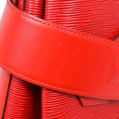Louis Vuitton Vintage Sac d'Epaule Handbag Epi, Red, Leather, Shoulder Bag