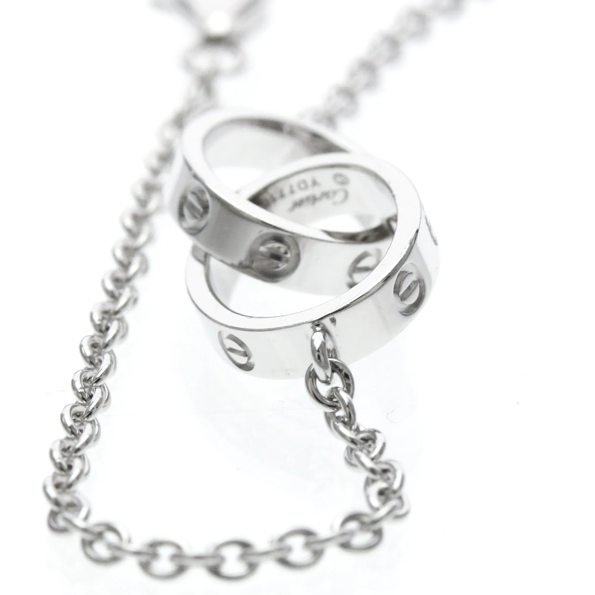 Cartier Love Interlocking 18K White Gold, Silver, White Gold, Bracelet