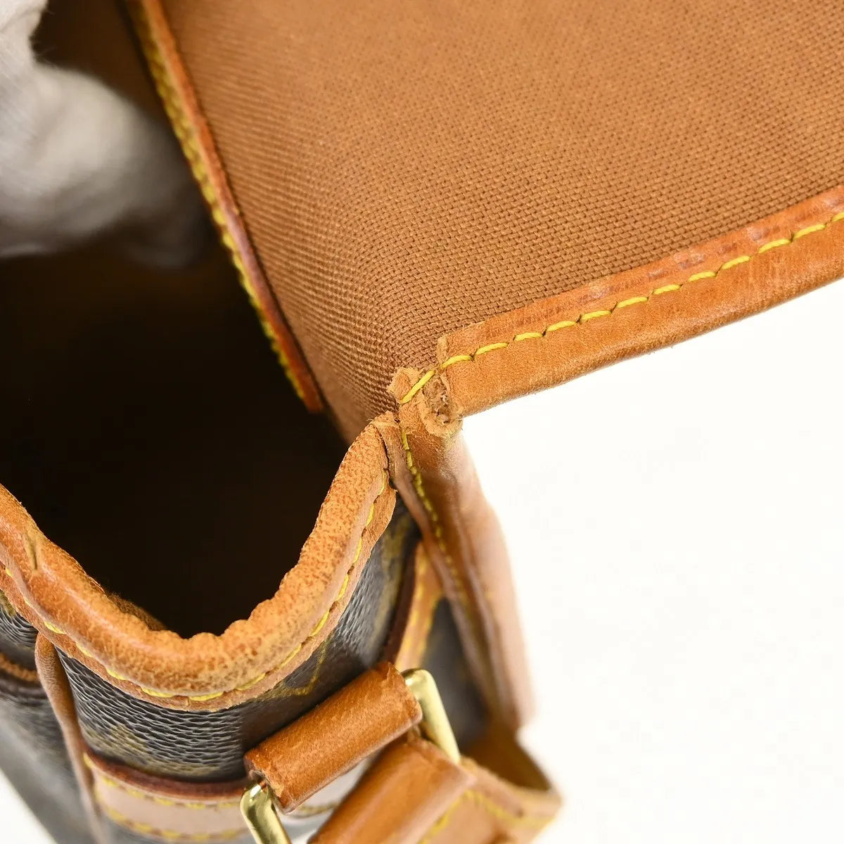 Louis Vuitton Sologne Monogram Canvas, Brown, Canvas, Shoulder Bag