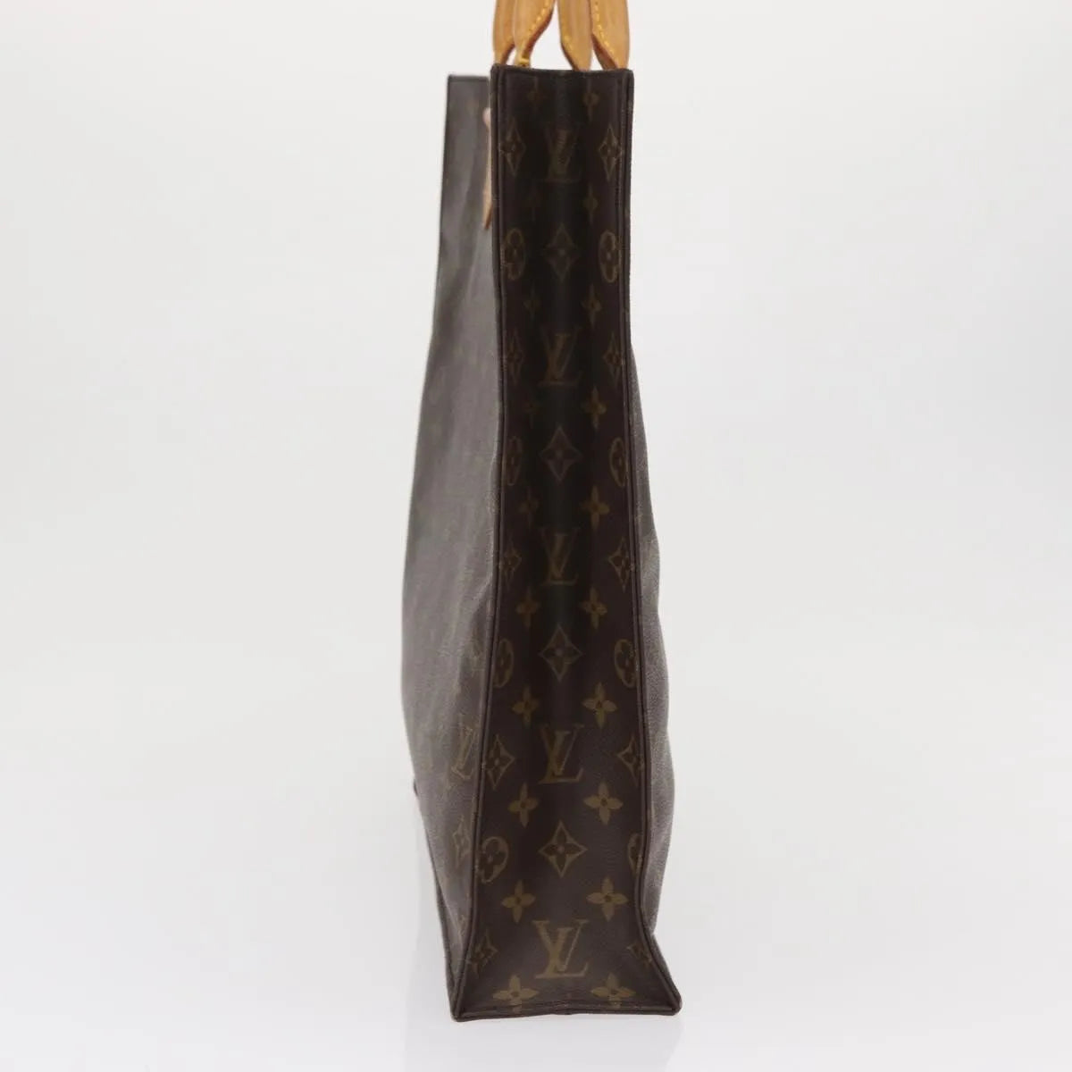 Louis Vuitton Sac Plat Monogram, Brown, Canvas, Tote Bag