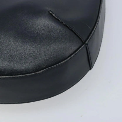 Salvatore Ferragamo Gancini Leather, Navy, Leather, Handbag