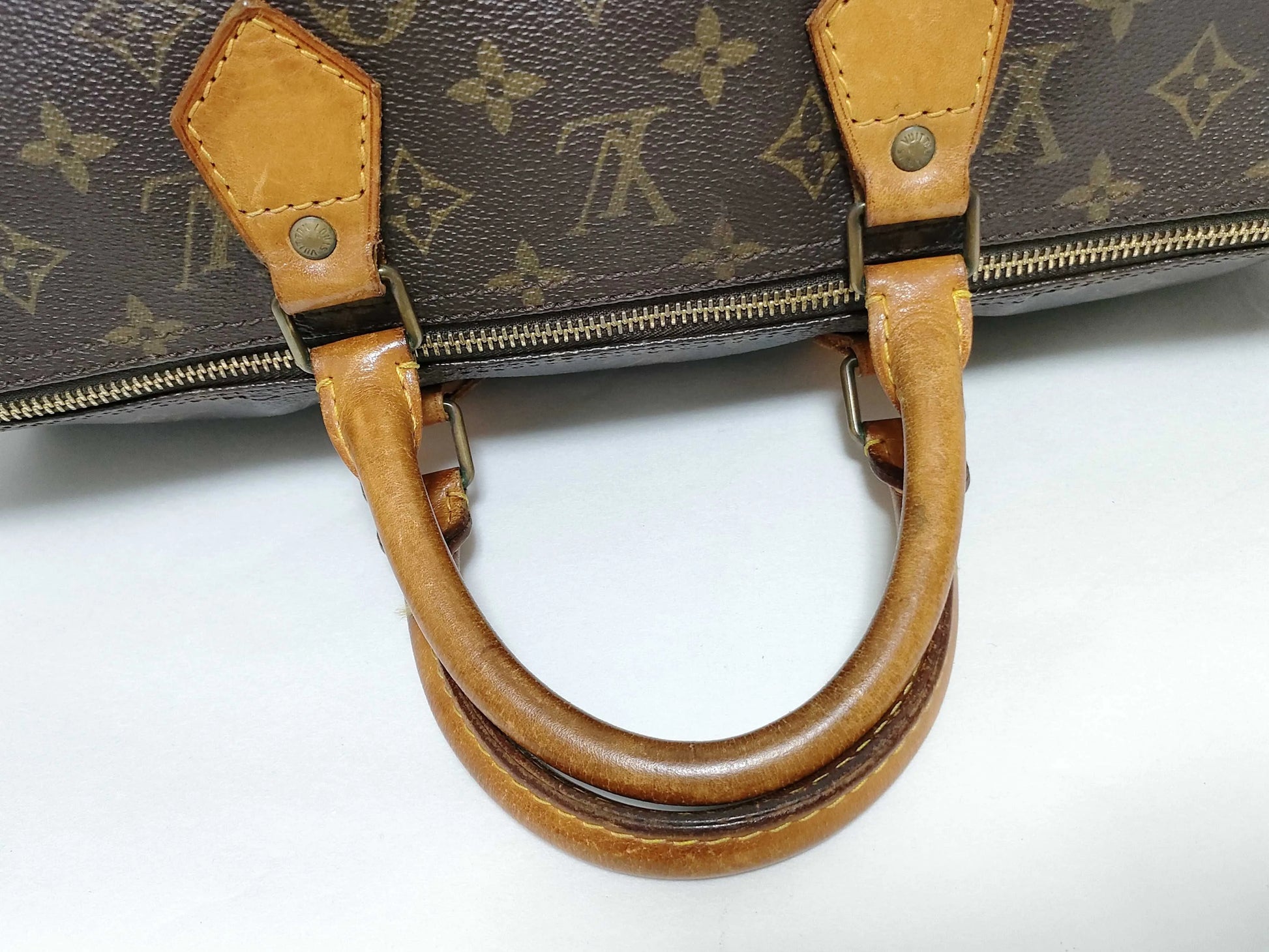 Louis Vuitton Speedy Monogram Canvas, Brown, Canvas, Handbag