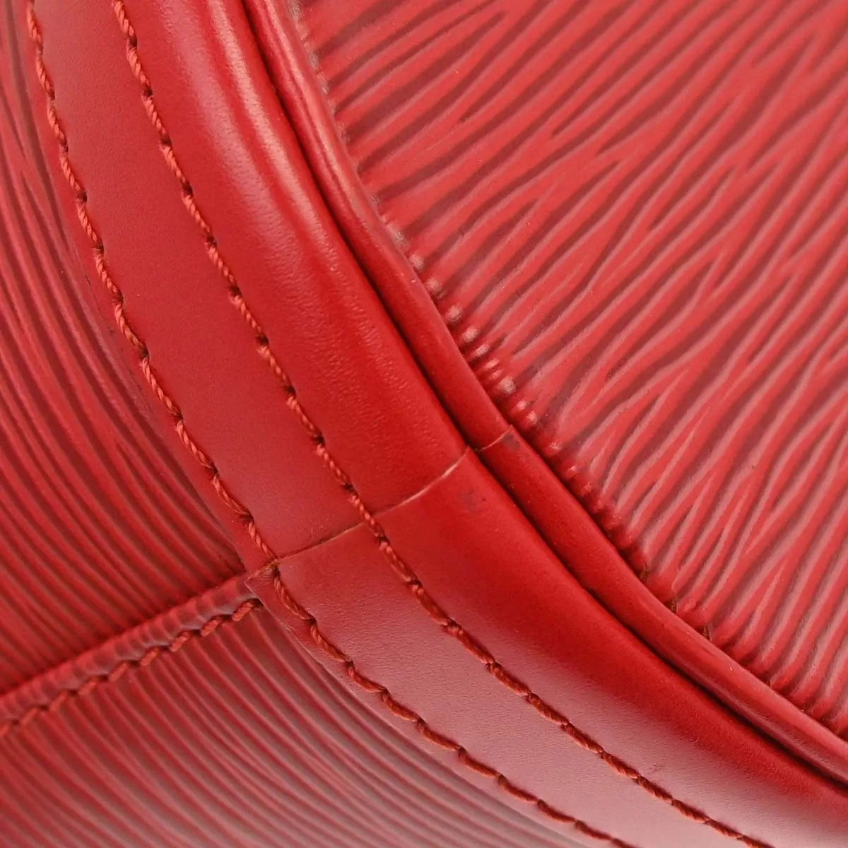 Louis Vuitton Bucket Epi Leather, Red, Leather, Tote Bag