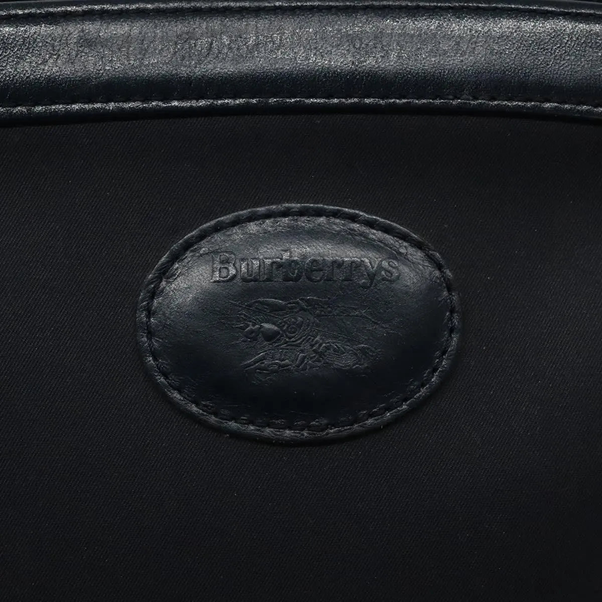 Burberry Vintage Canvas, Navy, Canvas, Shoulder Bag