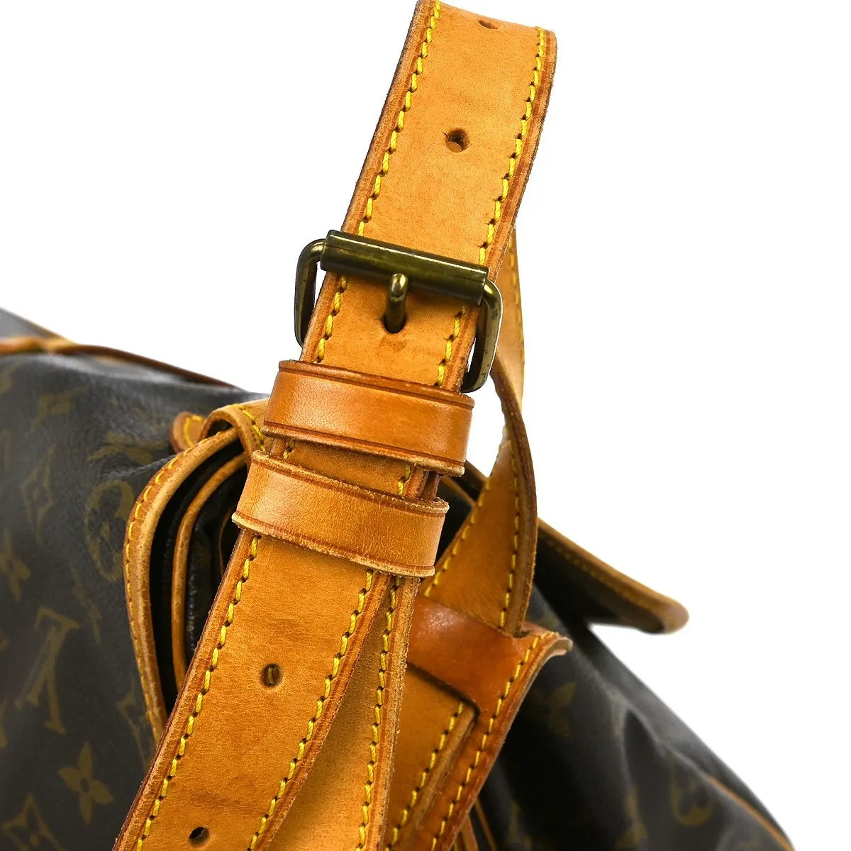 Louis Vuitton Saumur Monogram Canvas, Brown, Canvas, Shoulder Bag