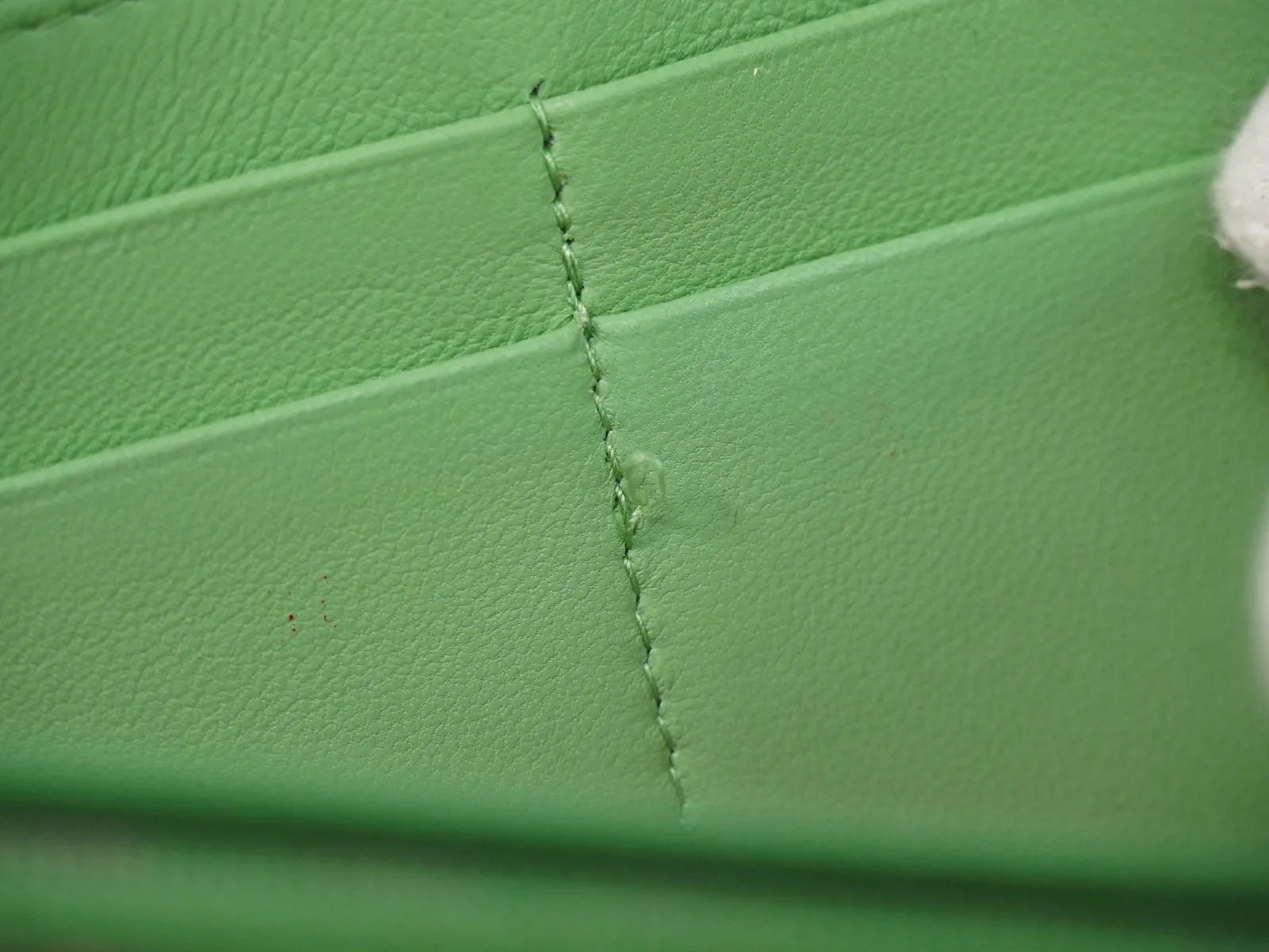 Chanel Wild Stitch Topics Wallet Lambskin, Green, Leather, Wallet