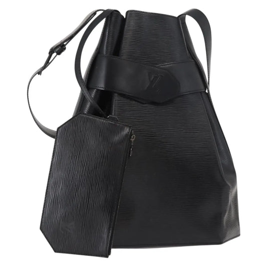 Louis Vuitton Vintage Sac d'Epaule Epi Leather, Black, Leather, Shoulder Bag